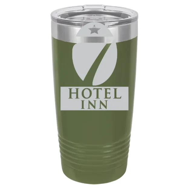 Hotel 7 Inn – Polar Camel 20 oz. Ringneck Tumbler with Standard Lid Olive Green