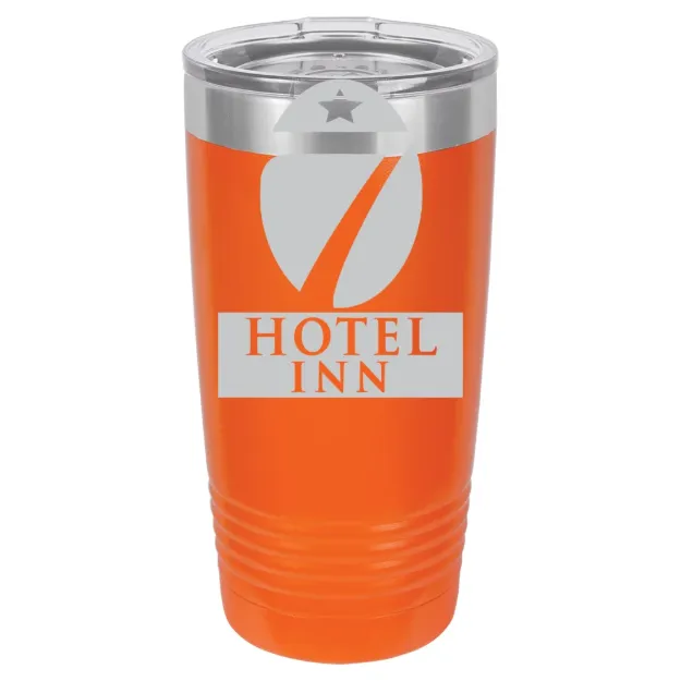 Hotel 7 Inn – Polar Camel 20 oz. Ringneck Tumbler with Standard Lid Orange