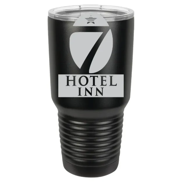 Hotel 7 Inn – Polar Camel 30 oz. Ringneck Tumbler with Standard Lid Black