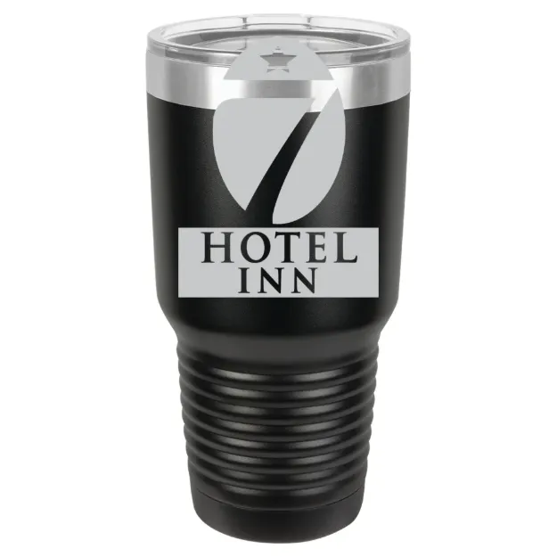 Hotel 7 Inn – Polar Camel 30 oz. Ringneck Tumbler with Standard Lid Black (LTM7316)