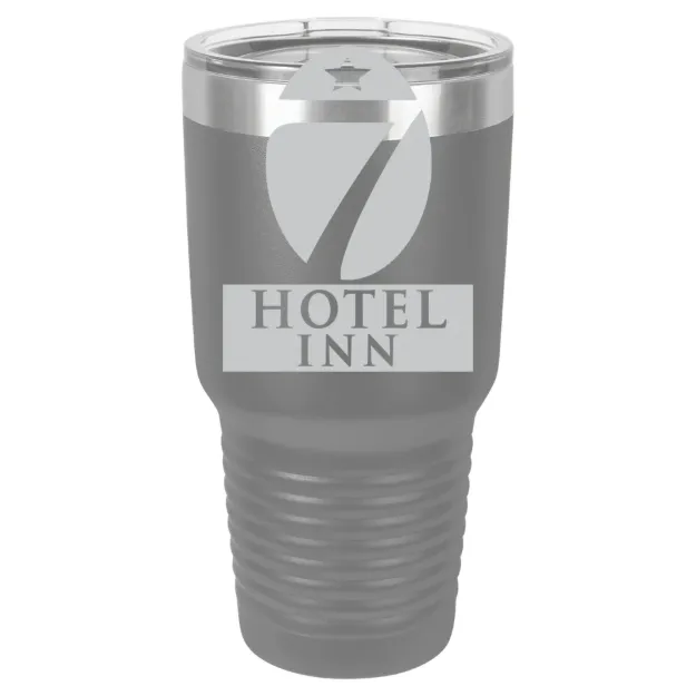 Hotel 7 Inn – Polar Camel 30 oz. Ringneck Tumbler with Standard Lid Dark Gray