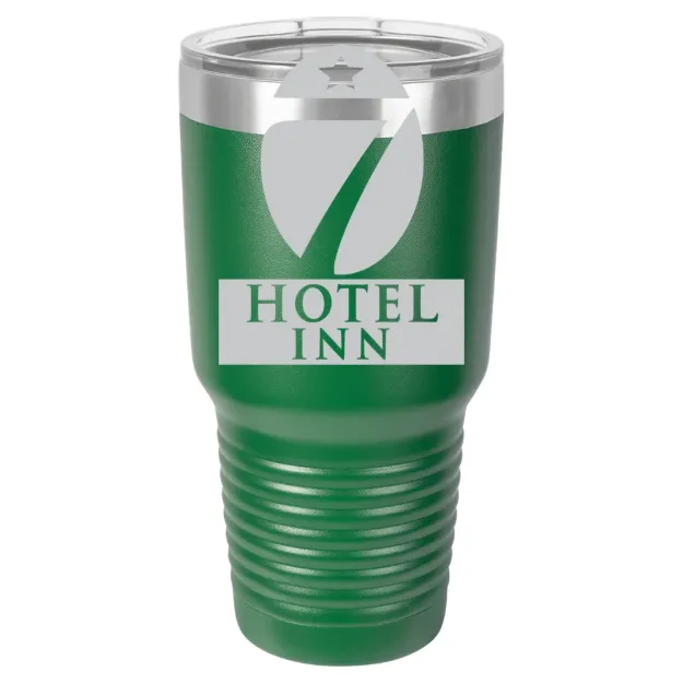 Hotel 7 Inn – Polar Camel 30 oz. Ringneck Tumbler with Standard Lid Green