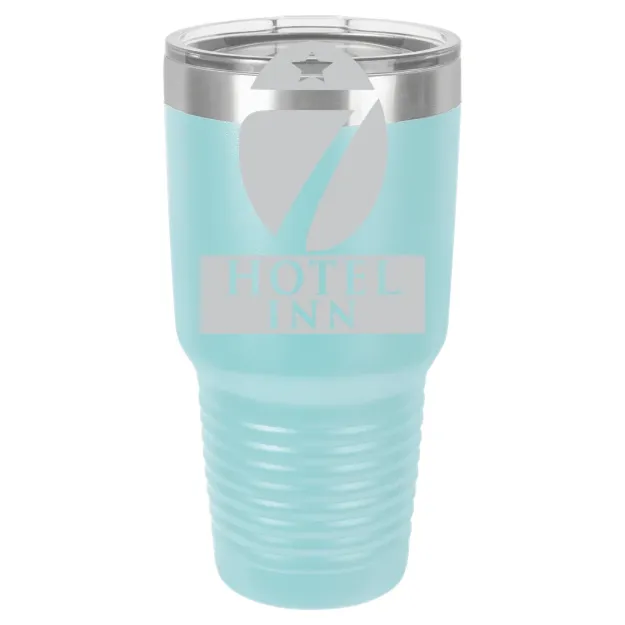 Hotel 7 Inn – Polar Camel 30 oz. Ringneck Tumbler with Standard Lid Light Blue