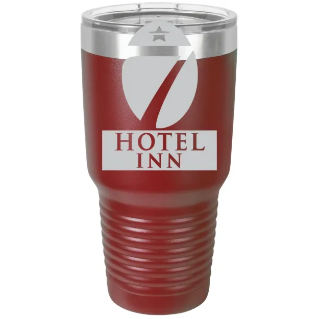 Hotel 7 Inn – Polar Camel 30 oz. Ringneck Tumbler with Standard Lid Maroon