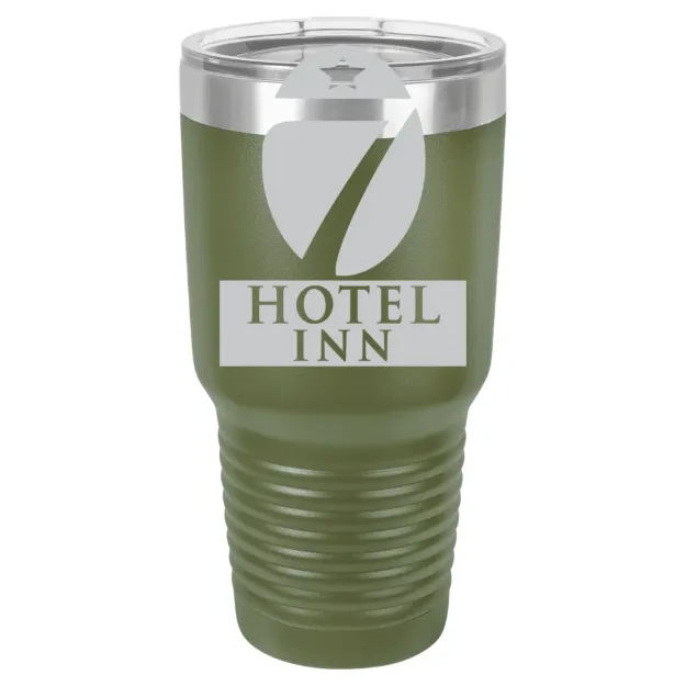 Hotel 7 Inn – Polar Camel 30 oz. Ringneck Tumbler with Standard Lid Olive Green