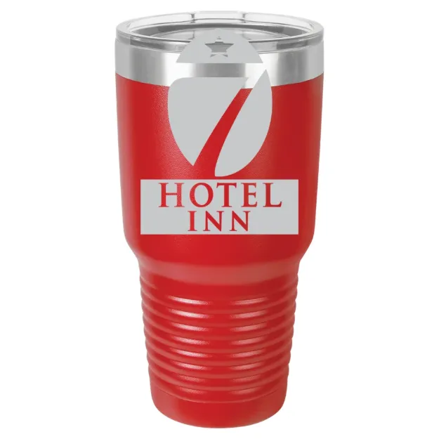 Hotel 7 Inn – Polar Camel 30 oz. Ringneck Tumbler with Standard Lid Red
