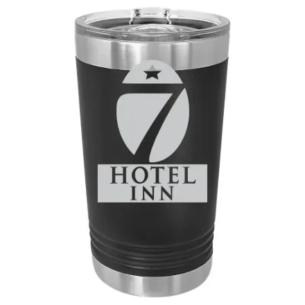 Hotel 7 Inn – Polar Camel 16 oz. Pint Tumbler Black