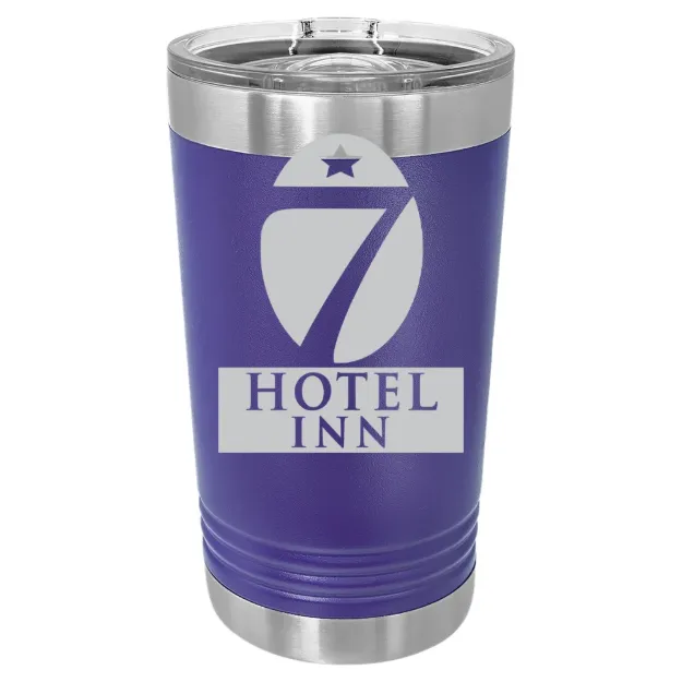 Hotel 7 Inn – Polar Camel 16 oz. Pint Tumbler Purple