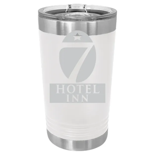Hotel 7 Inn – Polar Camel 16 oz. Pint Tumbler White
