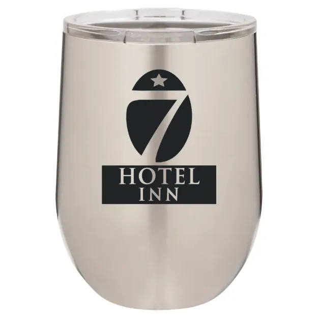 Hotel 7 Inn – Polar Camel 12 oz. Stemless Wine Tumbler Stainless Steel