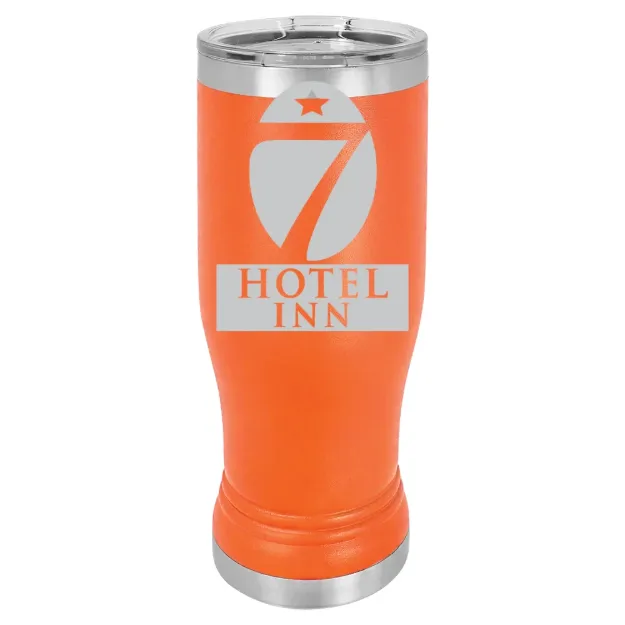 Hotel 7 Inn – Polar Camel 14 oz. Pilsner Tumbler Orange