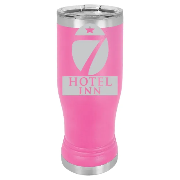 Hotel 7 Inn – Polar Camel 14 oz. Pilsner Tumbler Pink
