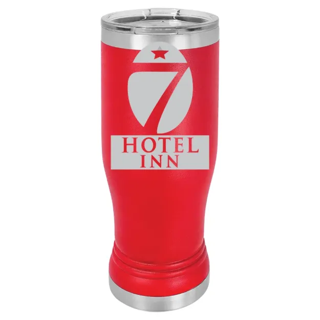 Hotel 7 Inn – Polar Camel 14 oz. Pilsner Tumbler Red