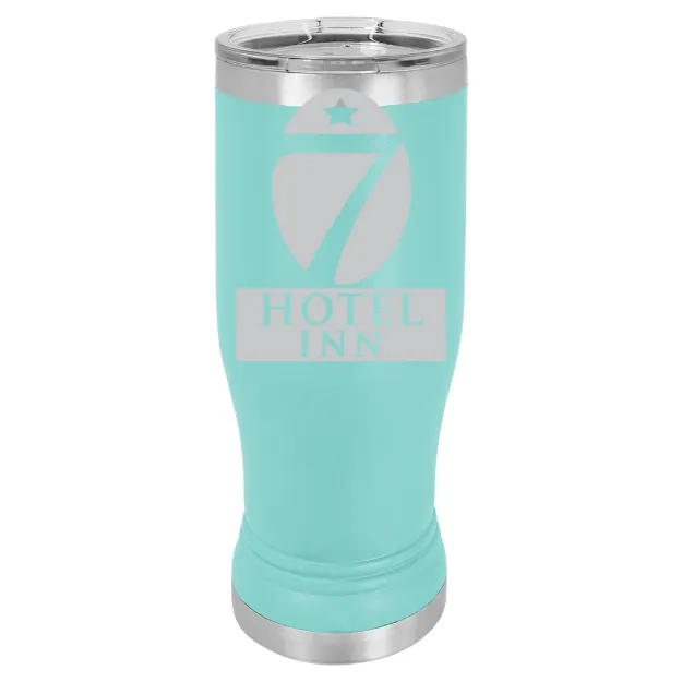 Hotel 7 Inn – Polar Camel 14 oz. Pilsner Tumbler Teal