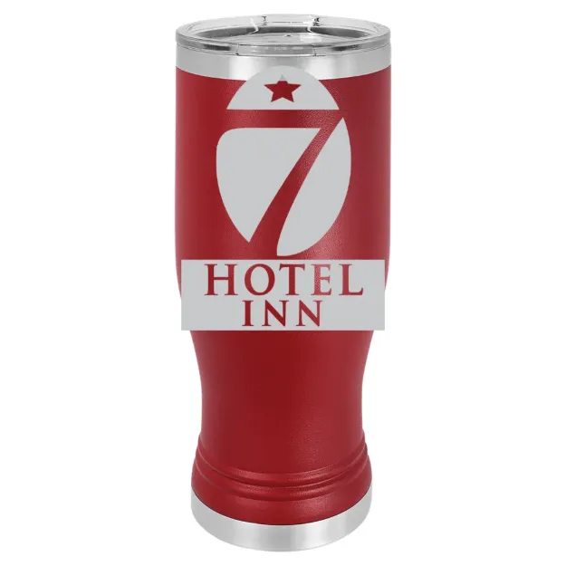 Hotel 7 Inn – Polar Camel 20 oz. Pilsner Tumbler Maroon