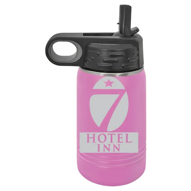 Hotel 7 Inn – Polar Camel 12 oz. Water Bottle Light Purple