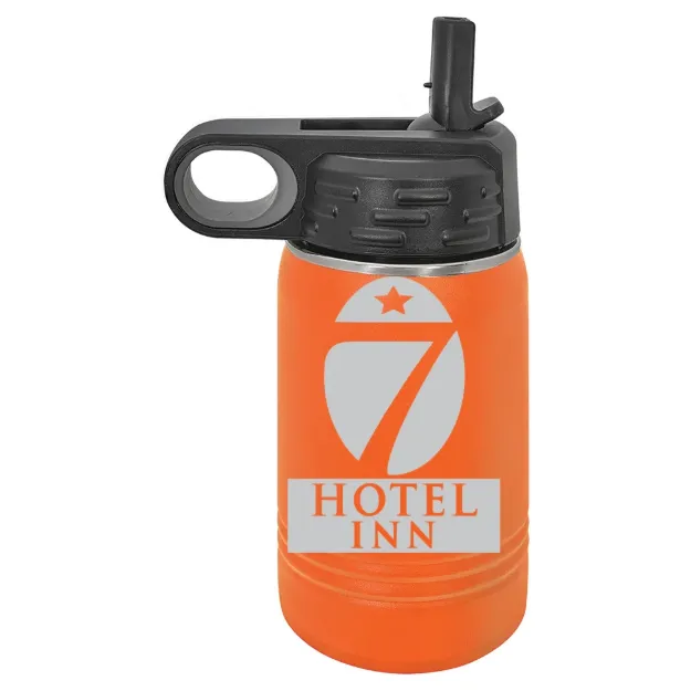 Hotel 7 Inn – Polar Camel 12 oz. Water Bottle Orange