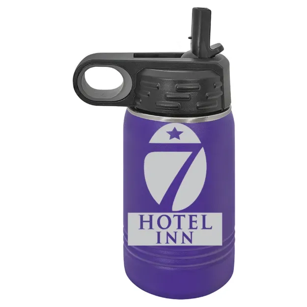 Hotel 7 Inn – Polar Camel 12 oz. Water Bottle Purple