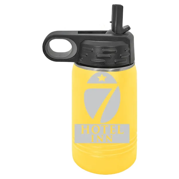 Hotel 7 Inn – Polar Camel 12 oz. Water Bottle Yellow