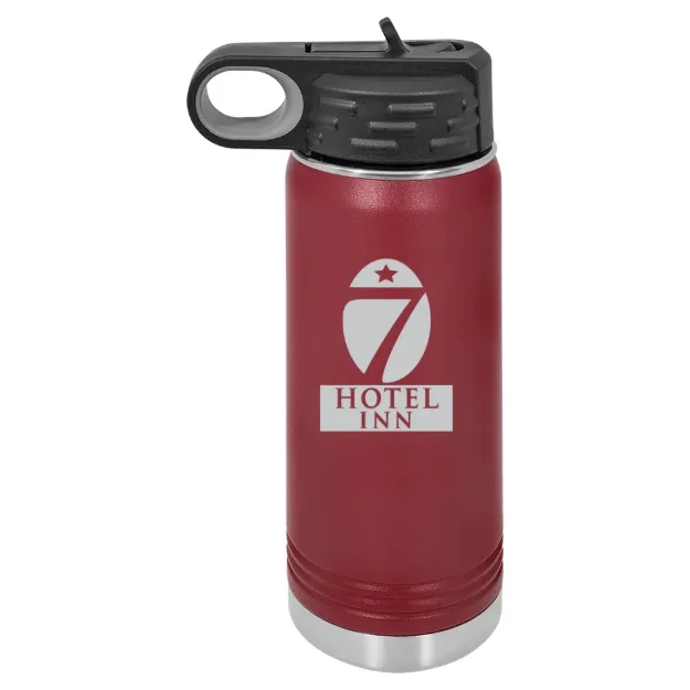 Hotel 7 Inn – Polar Camel 20 oz. Water Bottle Maroon