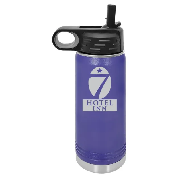 Hotel 7 Inn – Polar Camel 20 oz. Water Bottle Purple