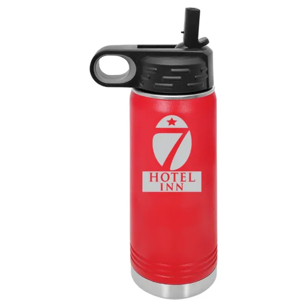 Hotel 7 Inn – Polar Camel 20 oz. Water Bottle Red
