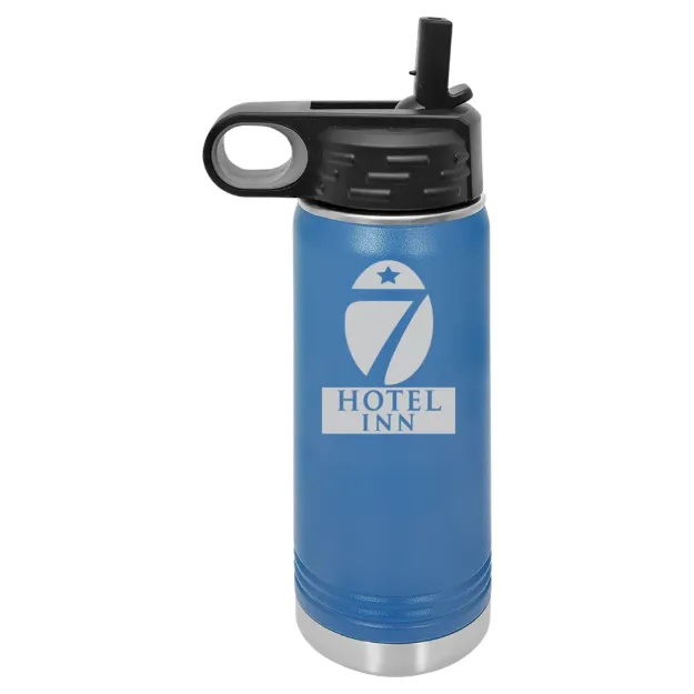 Hotel 7 Inn – Polar Camel 20 oz. Water Bottle Royal Blue