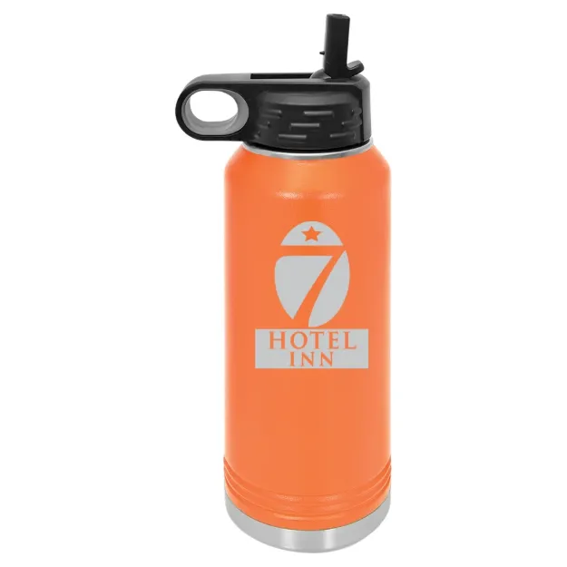 Hotel 7 Inn – Polar Camel 32 oz. Water Bottle Orange