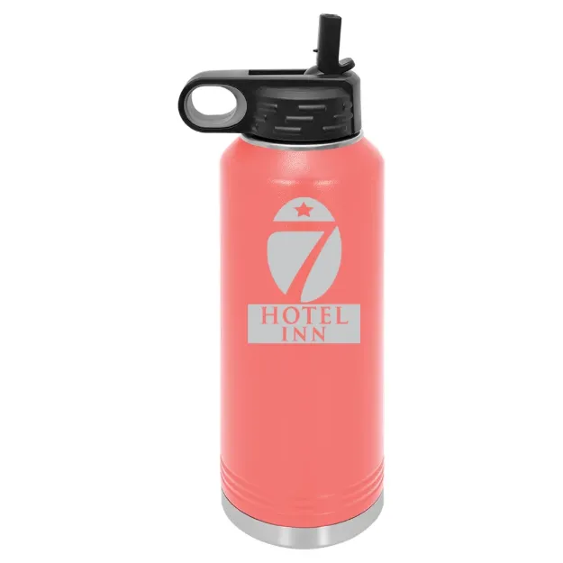 Hotel 7 Inn – Polar Camel 40 oz. Water Bottle Coral