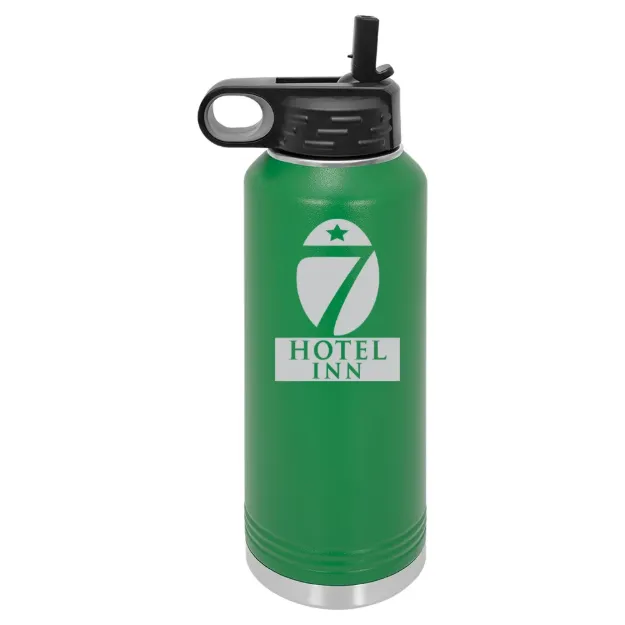 Hotel 7 Inn – Polar Camel 40 oz. Water Bottle Green