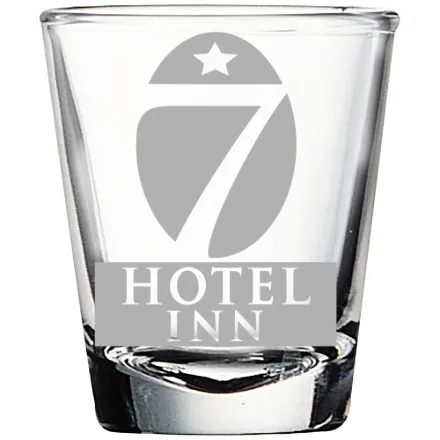Hotel 7 Inn – Polar Camel 1.7 oz. Shot Glass Clear