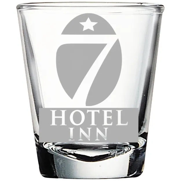 Hotel 7 Inn – Polar Camel 1.7 oz. Shot Glass Clear