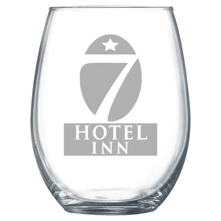 Hotel 7 Inn – Polar Camel 15 oz. Stemless Wine Glass Clear